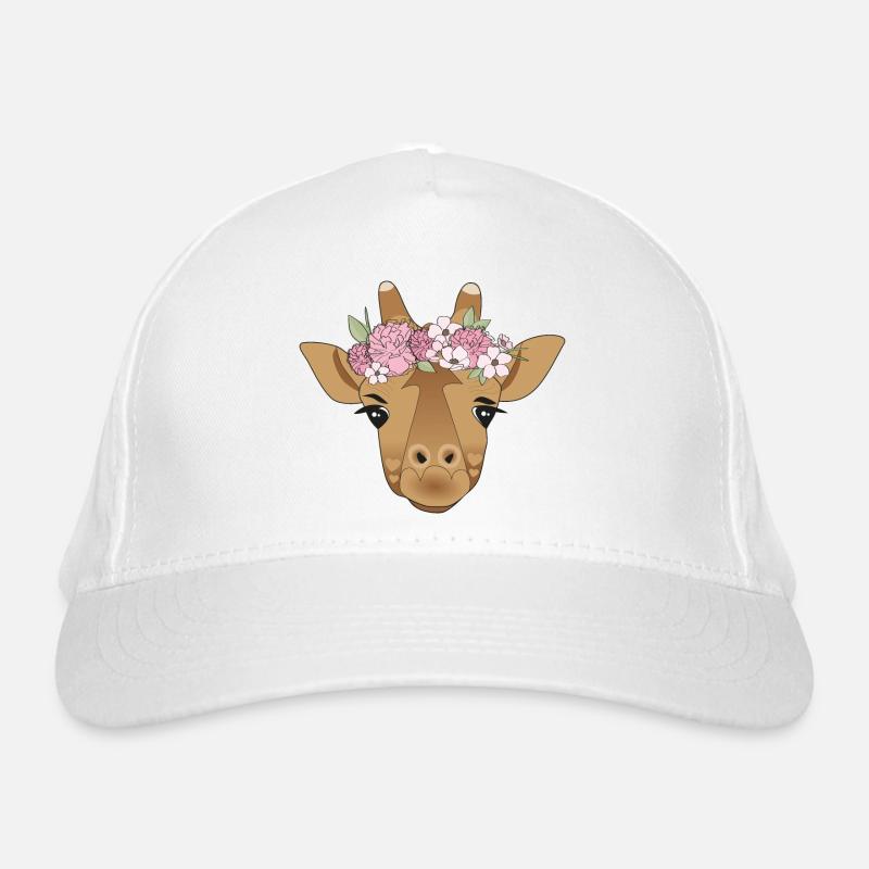 Couronne de fleurs de girafe Casquette classique bio