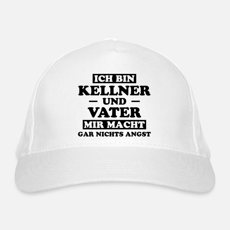 Kellner Lustige Spruch Service Restaurant Geschenk Bio-Baseballkappe