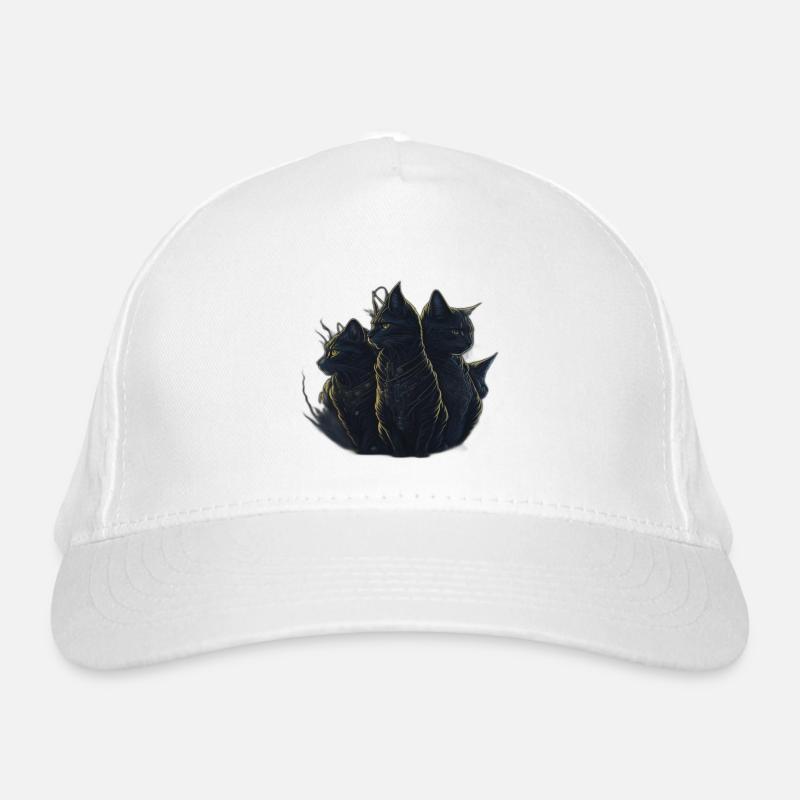Katze Bio-Baseballkappe