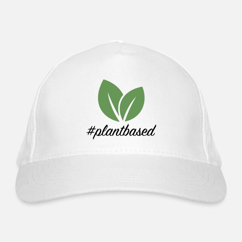 #plantbased Vegan Organic Baseball Cap