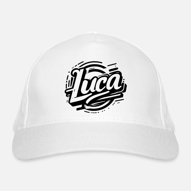 Luca Name Vorname Graffiti Bio-Baseballkappe