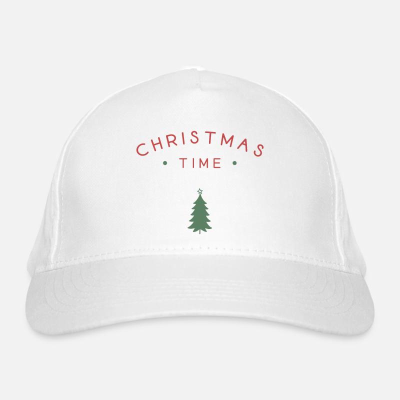 Weihnachtszeit Bio-Baseballkappe