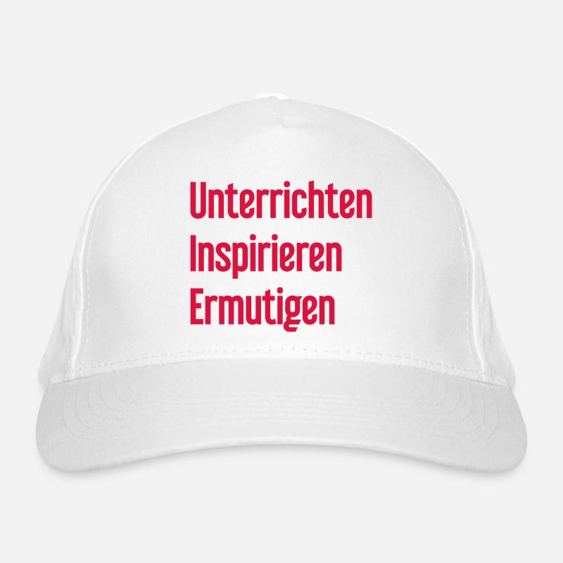 Teaching Inspiring Encouraging Organic Baseball Cap