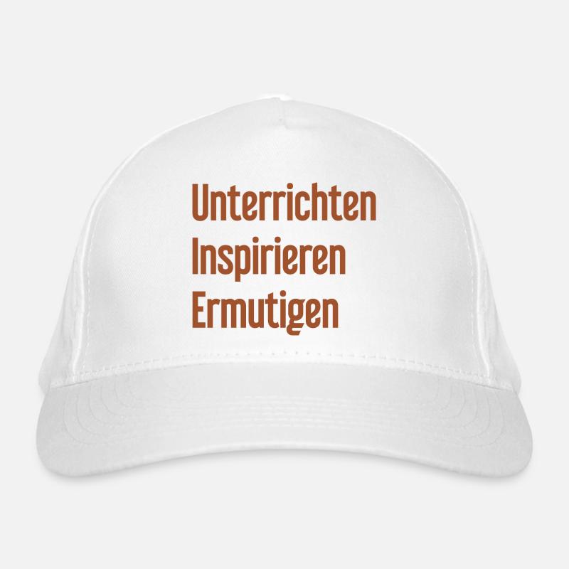 Teaching Inspiring Encouraging Organic Baseball Cap