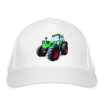 Traktor Deutz 13006 - Bio-Baseballkappe - Weiß - Vorne