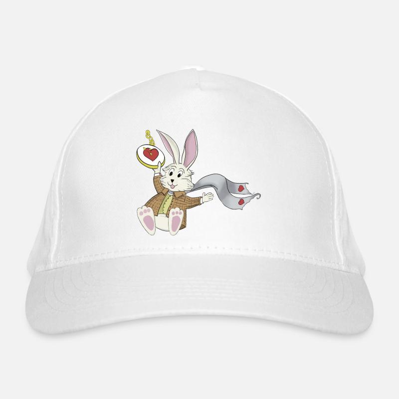 Lapin blanc Casquette classique bio
