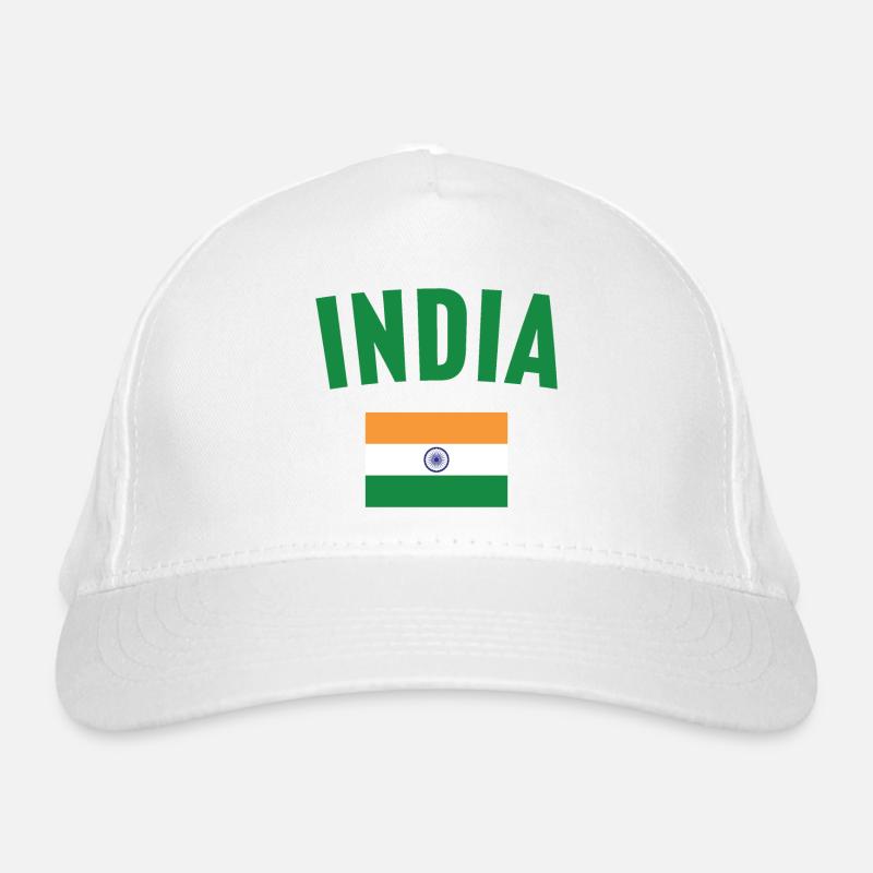 Drapeau de l’Inde Casquette classique bio