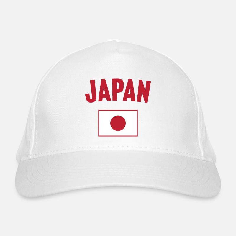 Drapeau du Japon Casquette classique bio