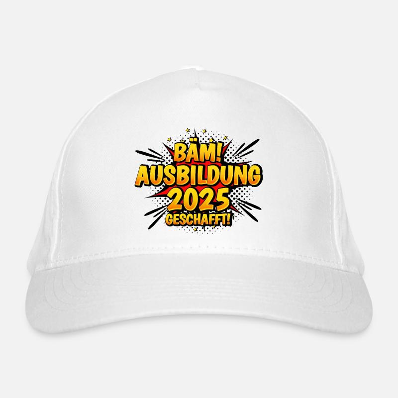 Bäm! Ausbildung 2025 Geschafft Bio-Baseballkappe
