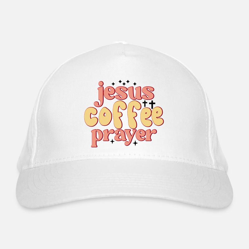 Jesus, Coffee, Prayer Organic Baseball Cap