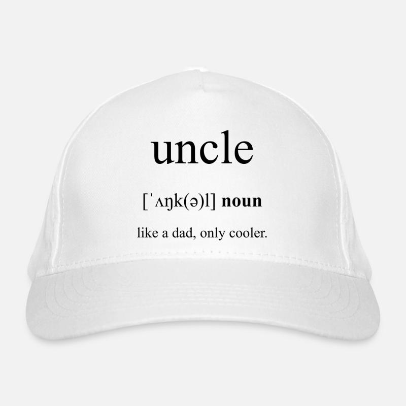 Uncle | Onkel Definition Dictionary Bio-Baseballkappe