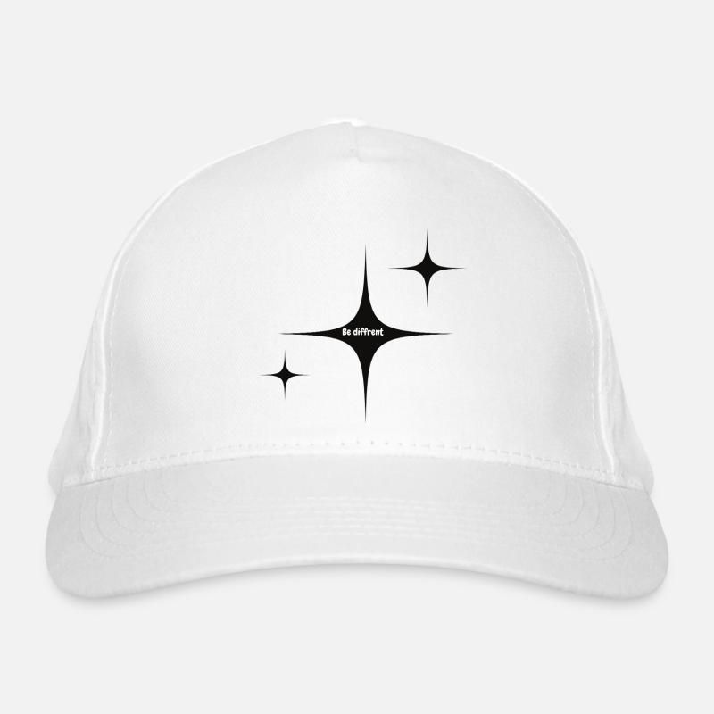 Sei anders Starburst Grafik Bio-Baseballkappe