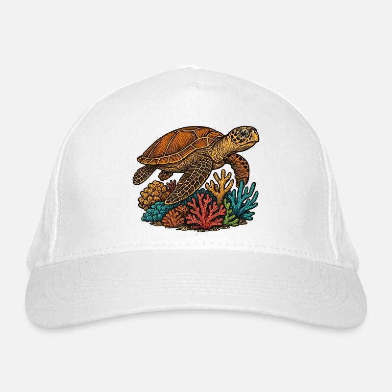 sea turtle Organic Baseball Cap