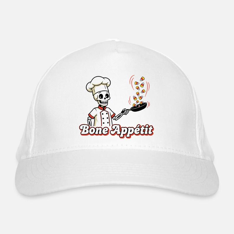 Totenkopf Chef mit Candy Snake Design Bio-Baseballkappe