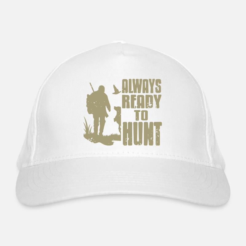 Always Ready To Hunt Rustic Hunting Passion Organic Baseball Cap