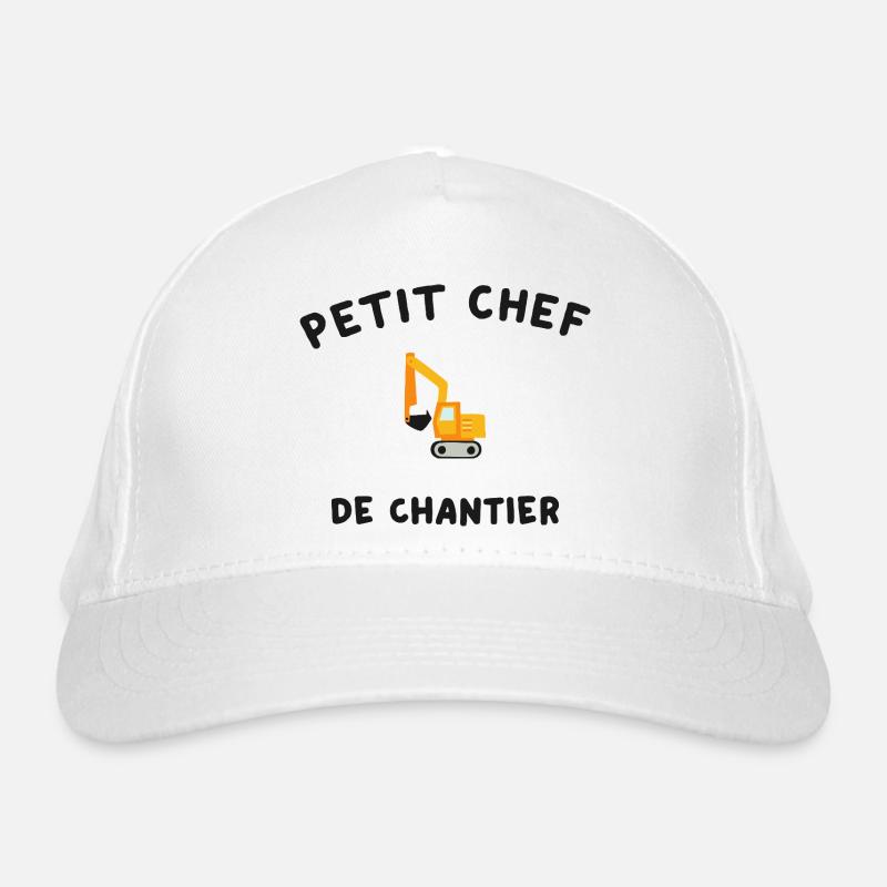 Petit Chef de Chantier Engin de Construction Casquette classique bio