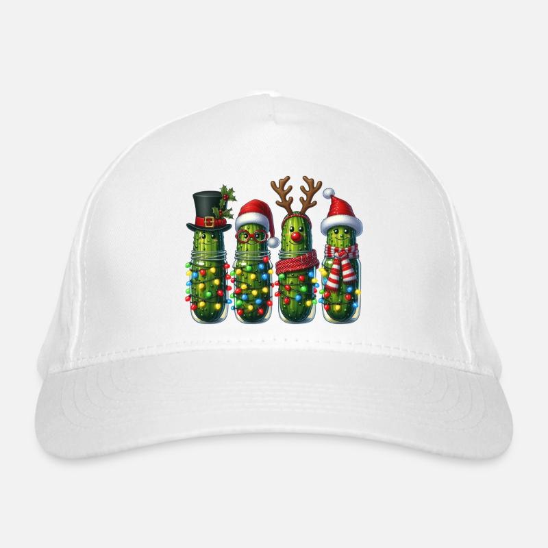 Concombres Lumières de Noël Casquette classique bio