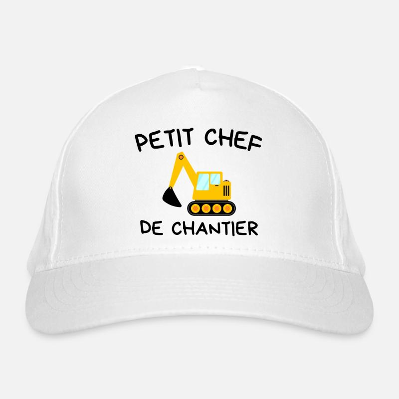 Small Construction Manager Construction Excavator Casquette classique bio