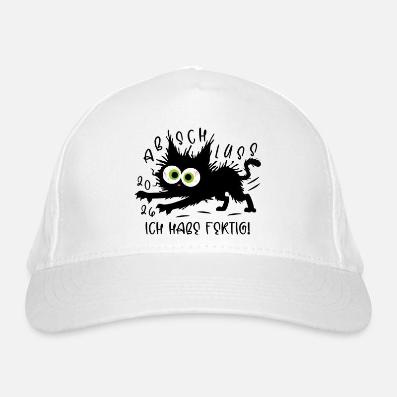 Graduation 2026 I'm done cat Organic Baseball Cap