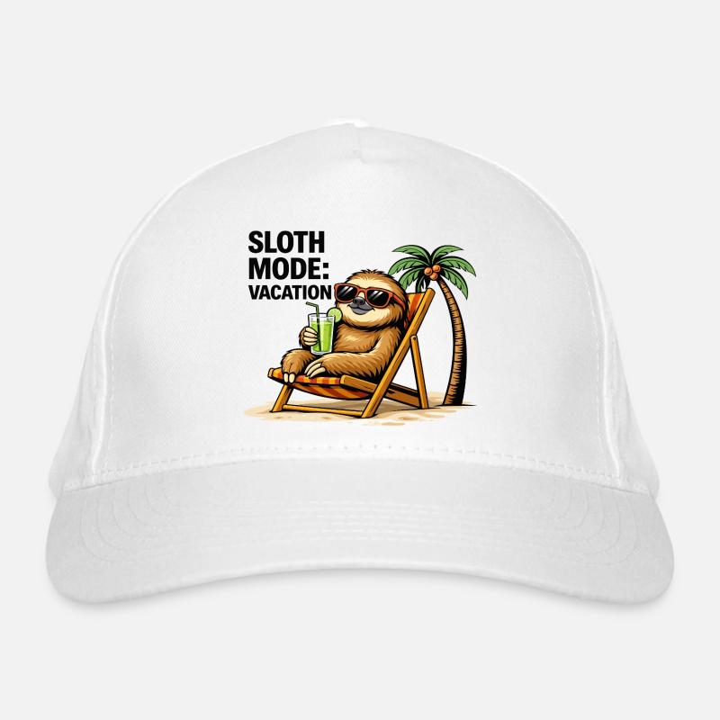Sloth Mode Vacation Organic Baseball Cap