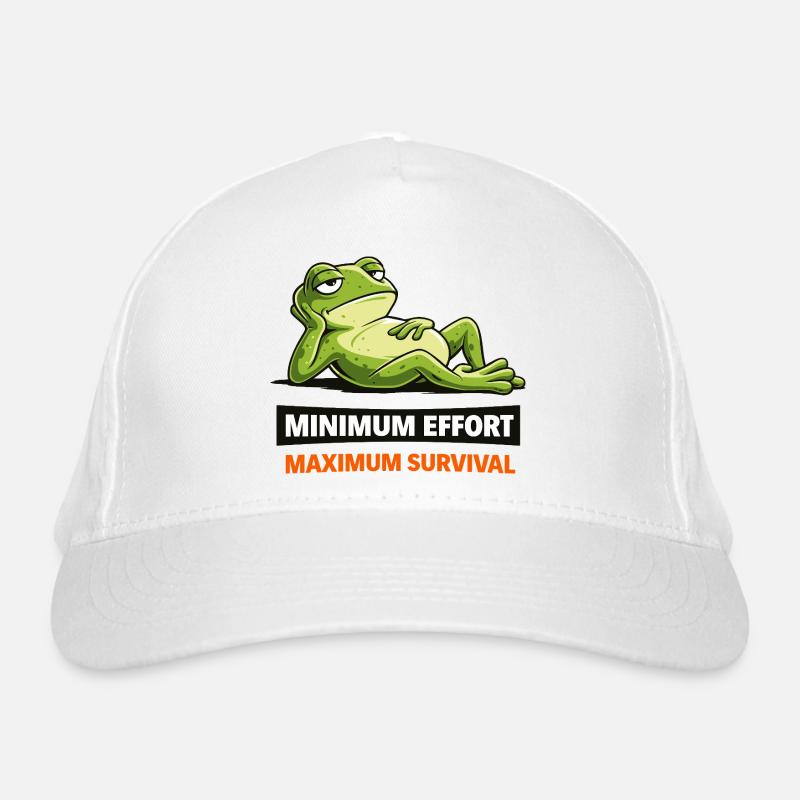 Frog Chill: Minimum Effort Organic Baseball Cap
