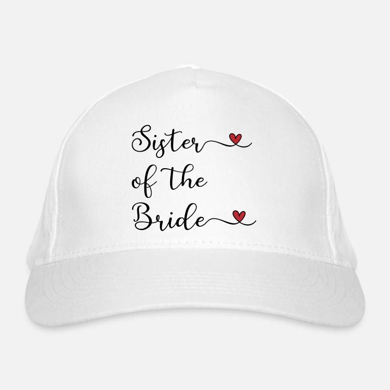 Schwester der Braut Bio-Baseballkappe