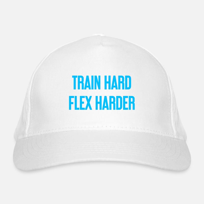 Train Hard Flex Harder Bio-Baseballkappe