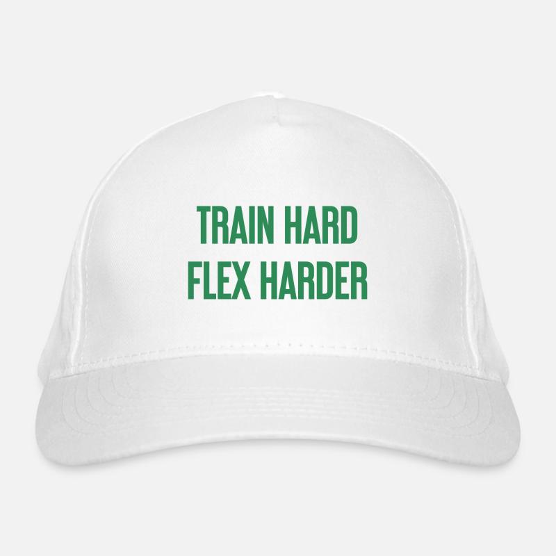 Train Hard Flex Harder Bio-Baseballkappe