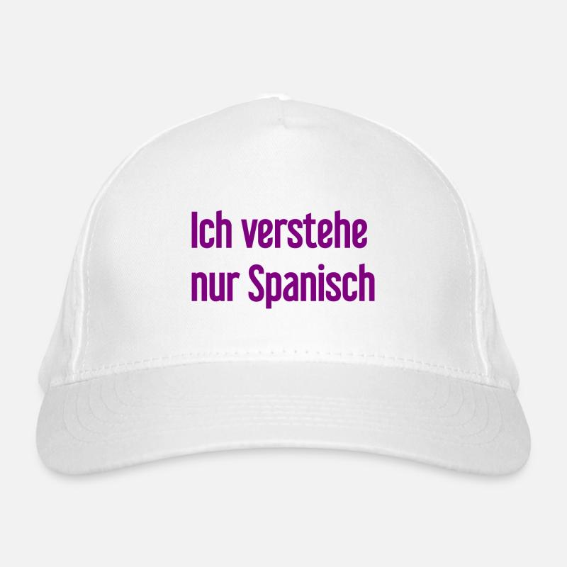 Ich verstehe nur Spanisch Bio-Baseballkappe