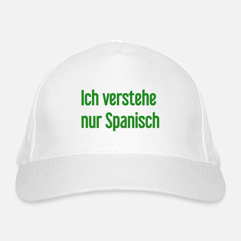 Ich verstehe nur Spanisch Bio-Baseballkappe