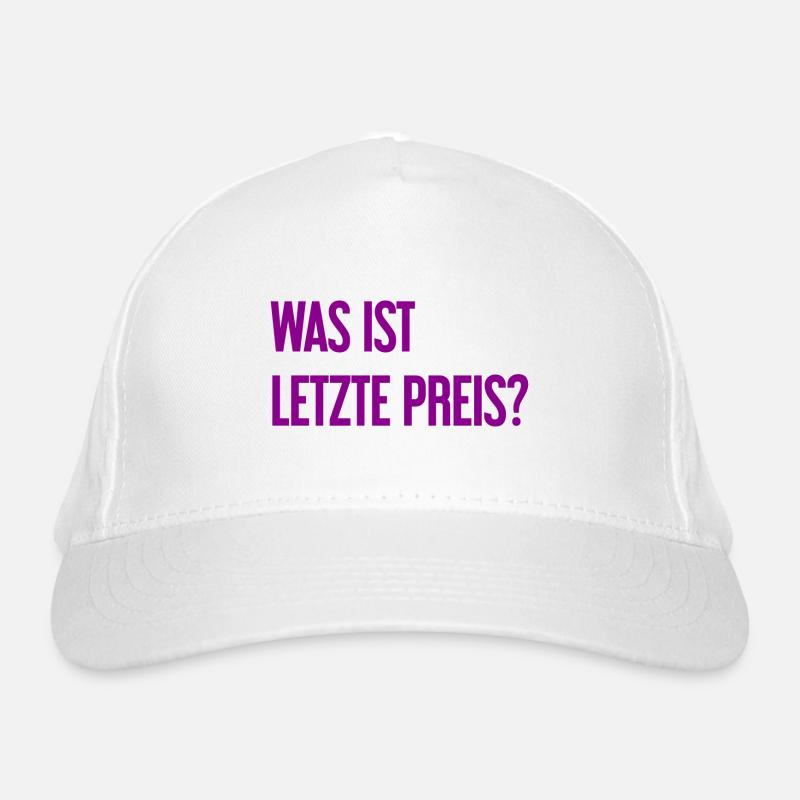 Quel est le dernier prix ? Casquette classique bio