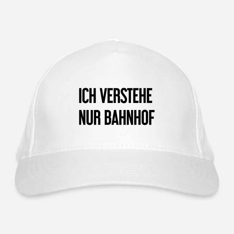 I only understand train station Organic Baseball Cap