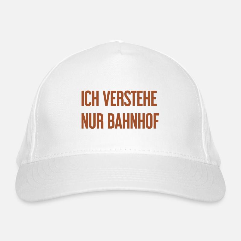 I only understand train station Organic Baseball Cap