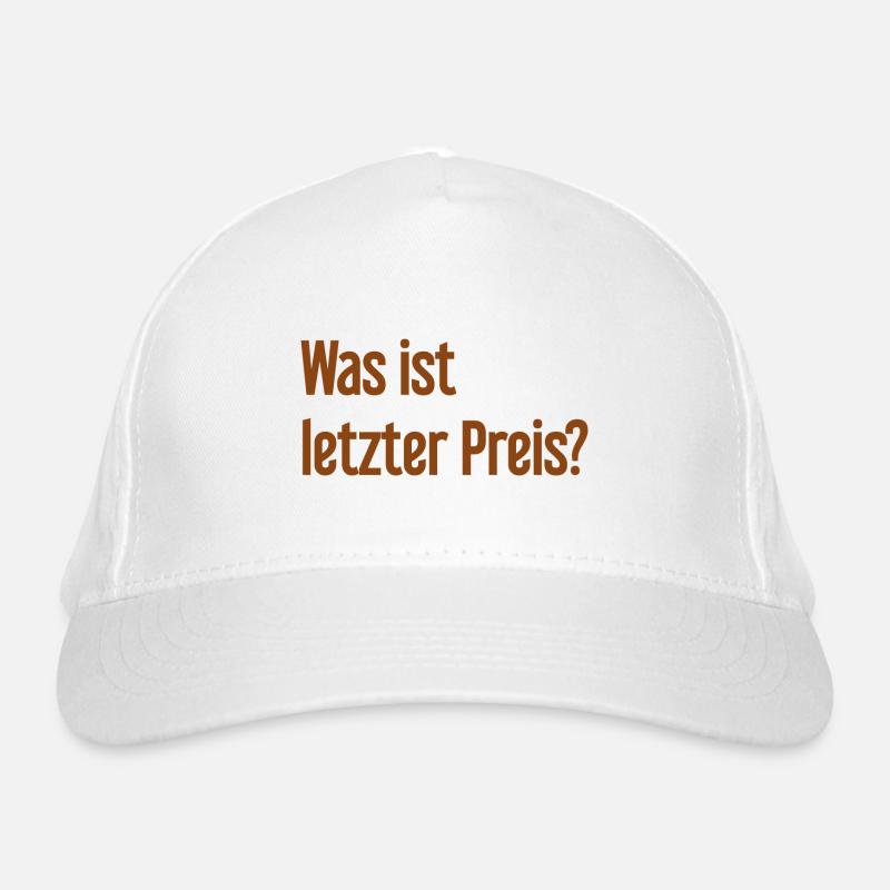 Quel est le dernier prix ? Casquette classique bio