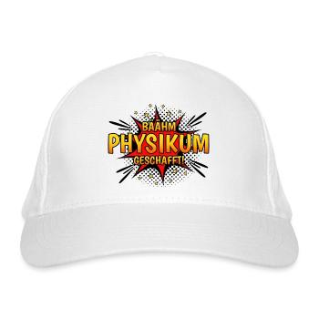 Physikum geschafft!!! Medizinstudent Universität - Bio-Baseballkappe - Weiß - Vorne