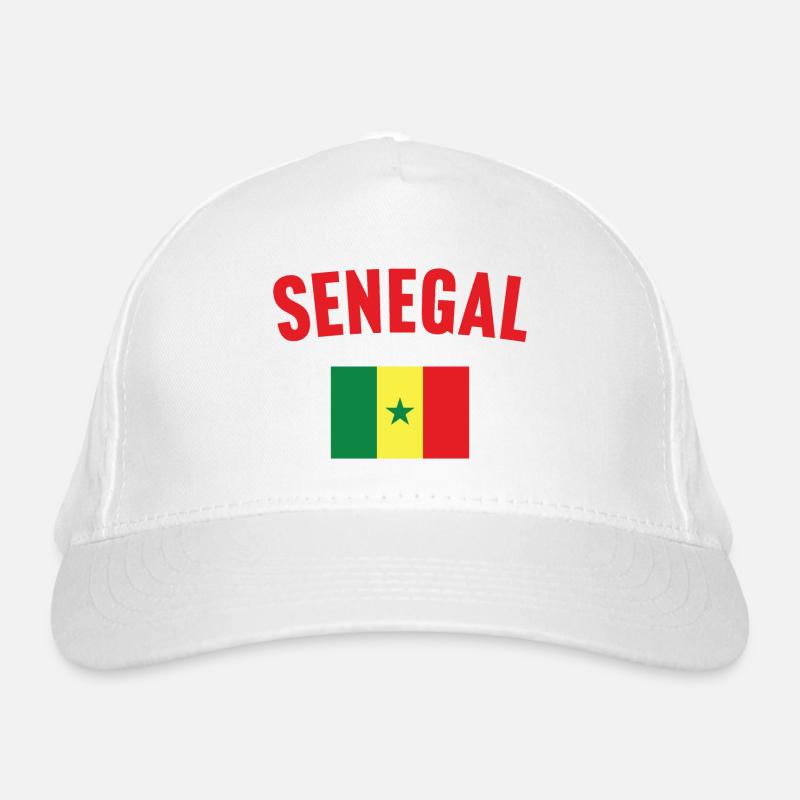 Senegal Flag Organic Baseball Cap