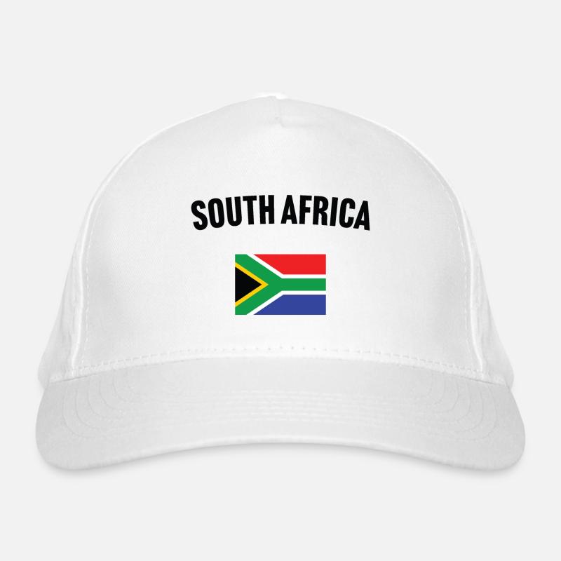 Drapeau de l’Afrique du Sud Casquette classique bio