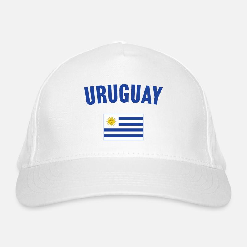Uruguay Flag Organic Baseball Cap