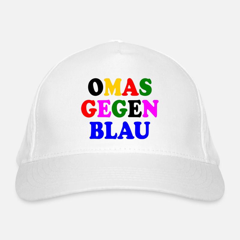 Omas gegen blau Bio-Baseballkappe
