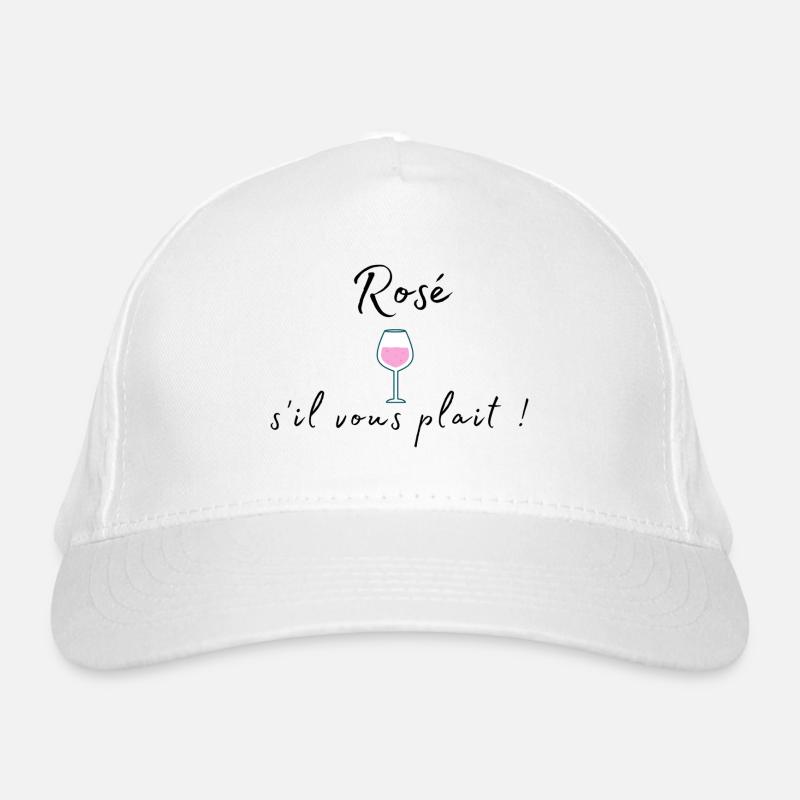 Rosé s'il vous plait ! Casquette classique bio