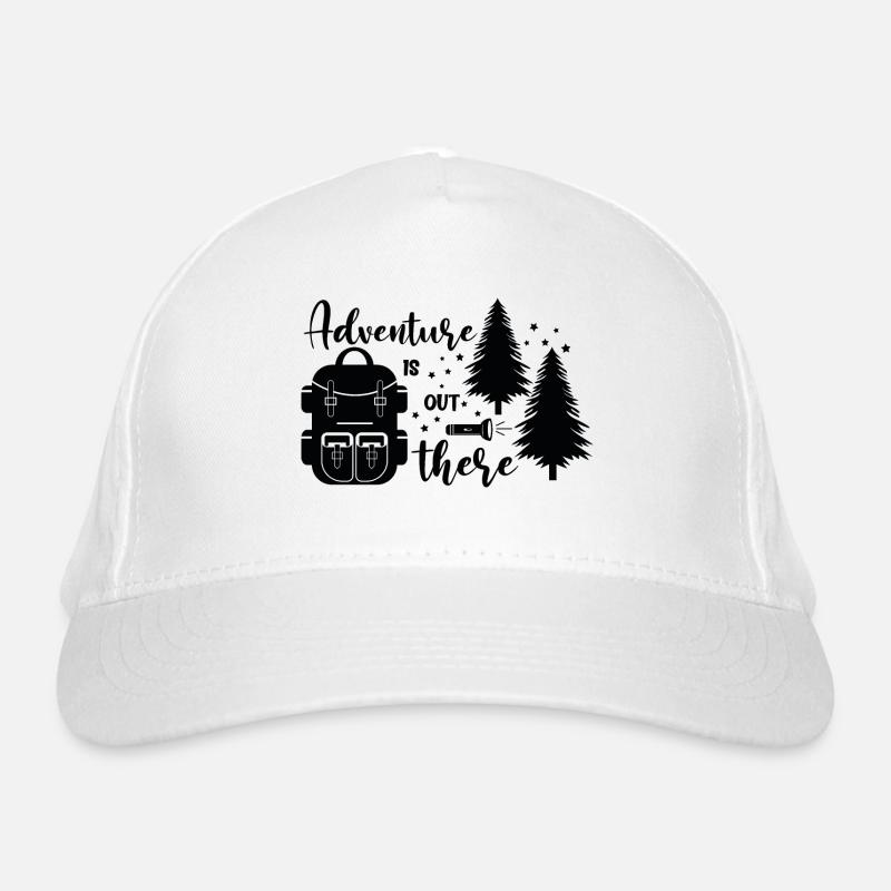Das Abenteuer ist da Bio-Baseballkappe