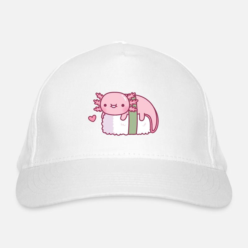 Cute Axolotl Sushi Funny Organic Baseball Cap