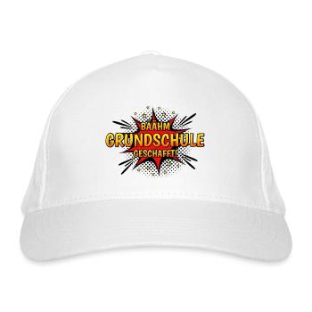 Grundschul Abgänger 2023 Grundschule Abschied - Bio-Baseballkappe - Weiß - Vorne