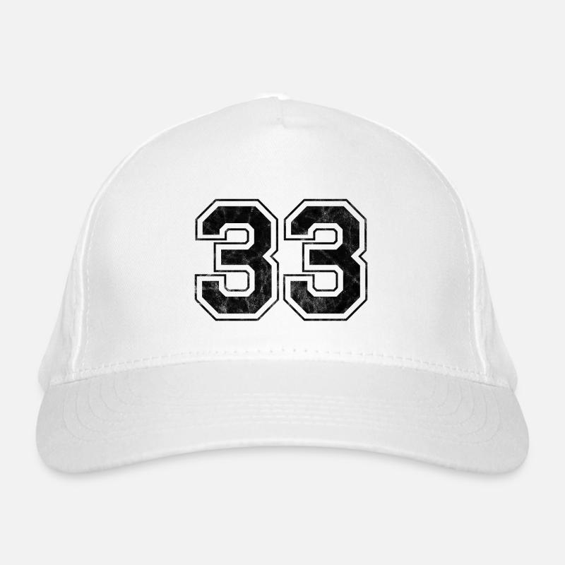 Numéro 33 Casquette classique bio