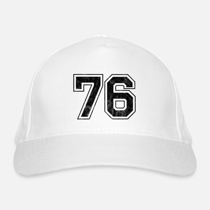 Number 76 Organic Baseball Cap