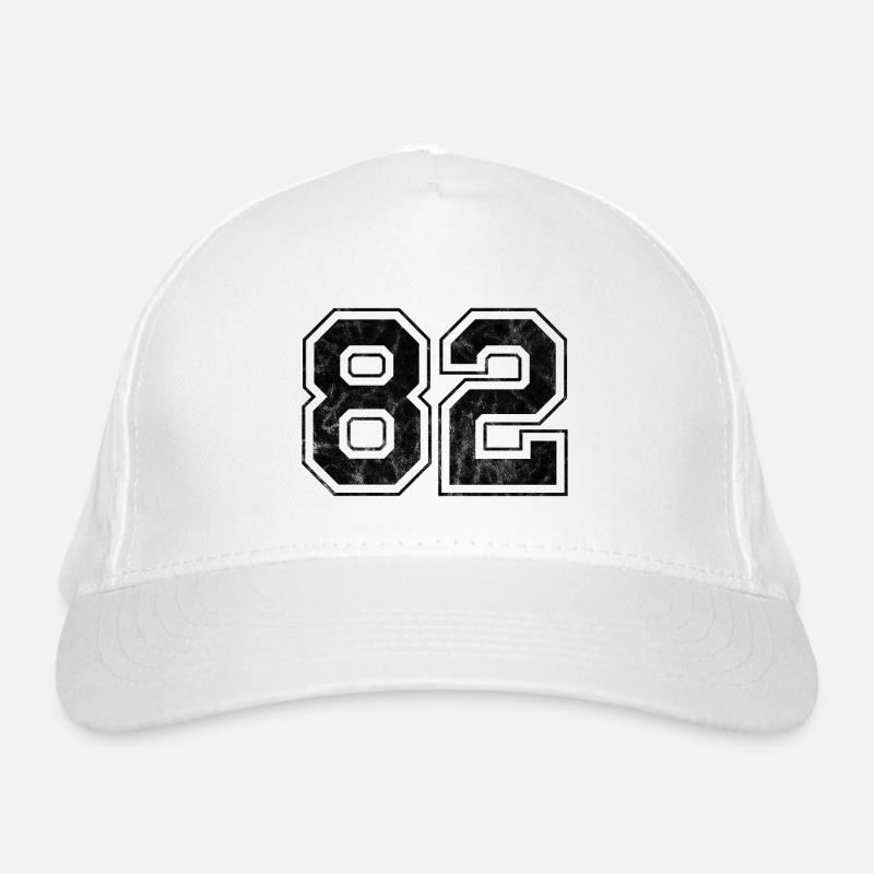 Number 82 Organic Baseball Cap