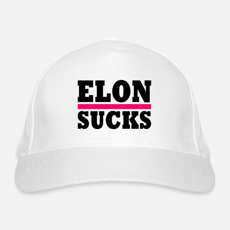 Elon sucks Casquette classique bio