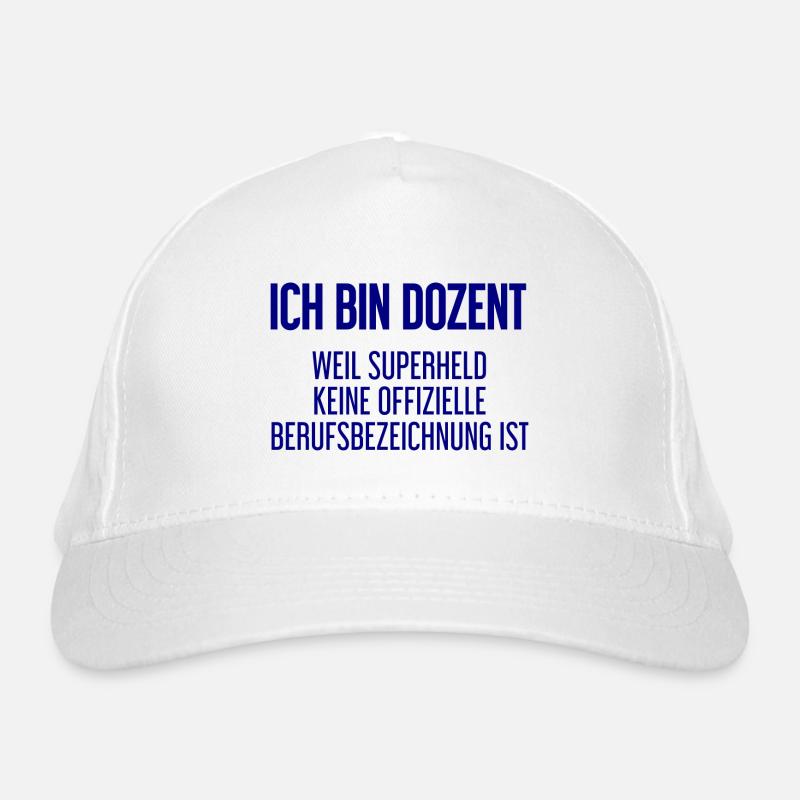 Dozent - Mein offizieller Superhelden-Beruf! Bio-Baseballkappe