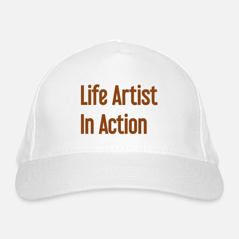 Lebenskünstler im Einsatz Bio-Baseballkappe