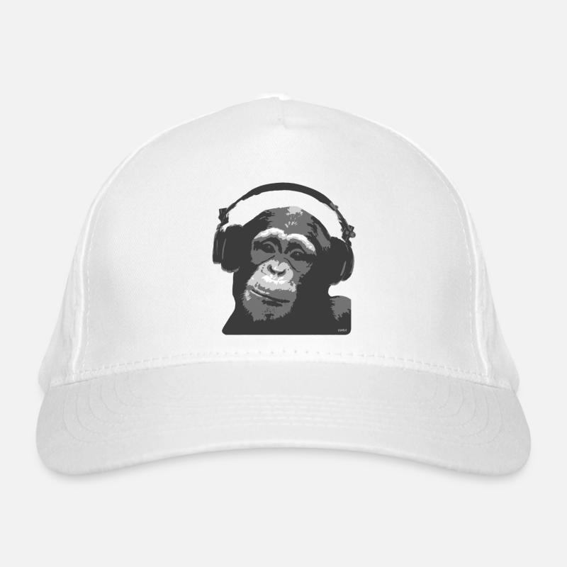 DJ MONKEY by wam Bio-Baseballkappe